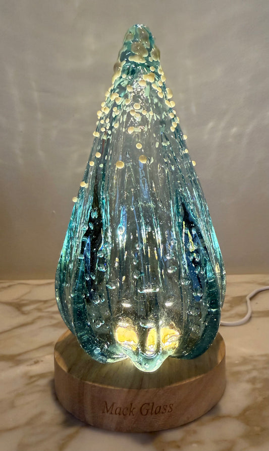 Clear Blue Optic Tree