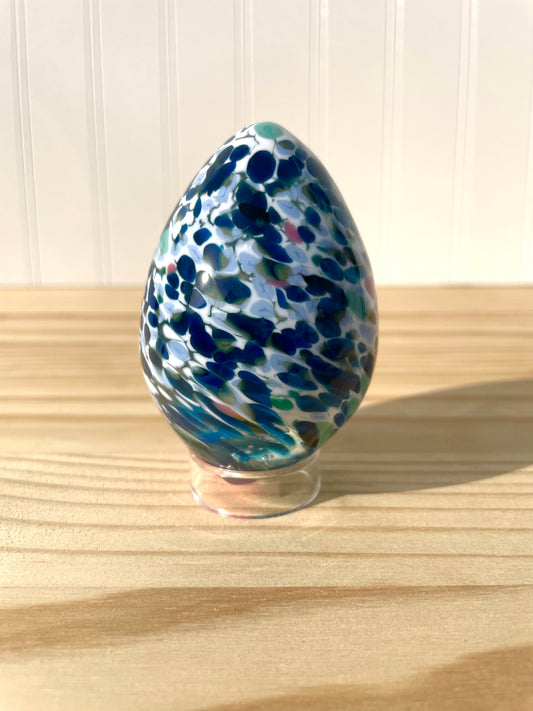 Small Glass Egg - 041