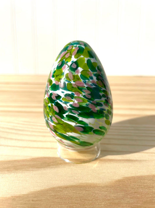 Small Glass Egg - 035