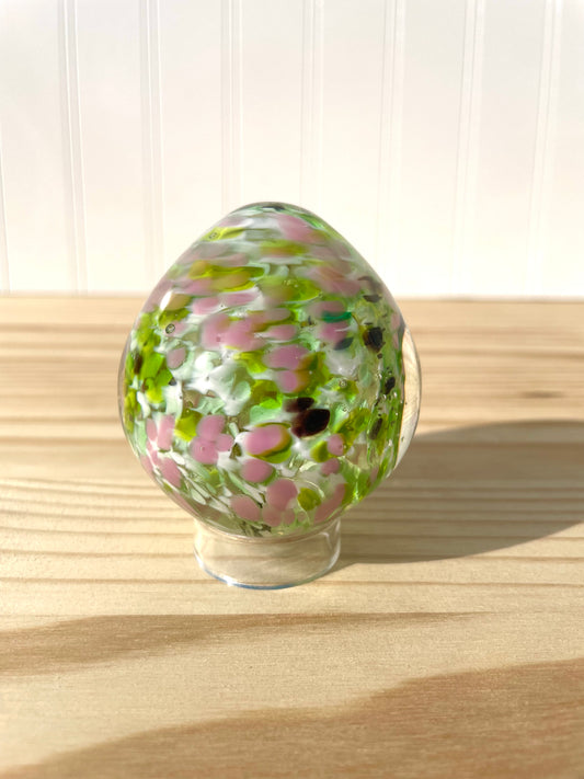 Small Glass Egg - 032