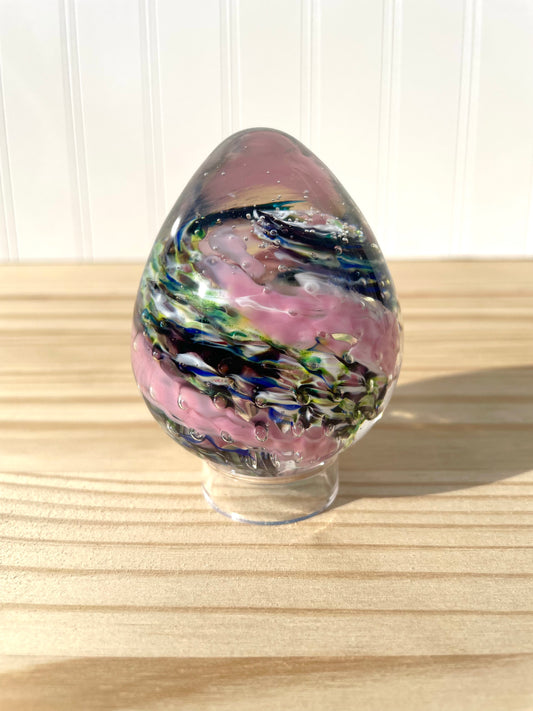 Small Glass Egg - 036