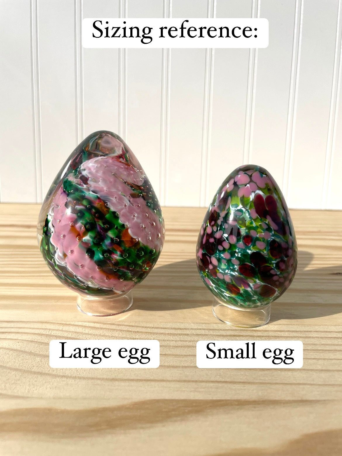 Small Illini Glass Egg