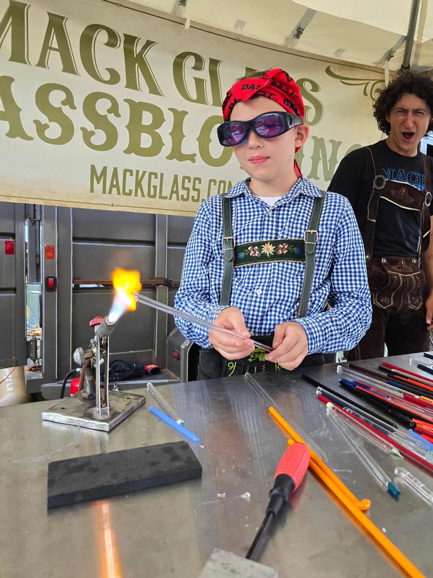 Glassblowing Workshops at Cullman Oktoberfest