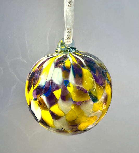 “Tibbets” Purple & Gold Ornament