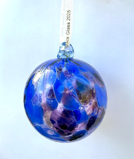 “Cobalt & Violet” Ornament