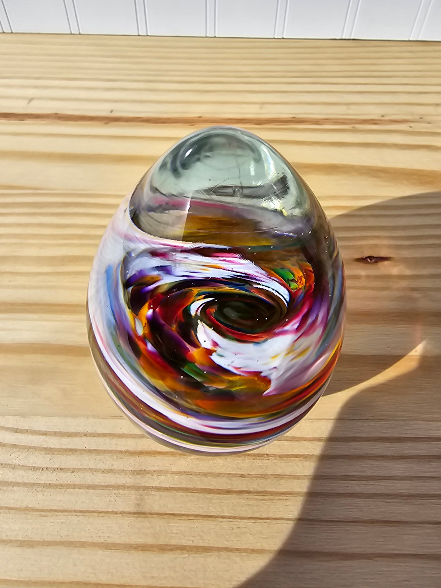 Large Glass Egg - 020