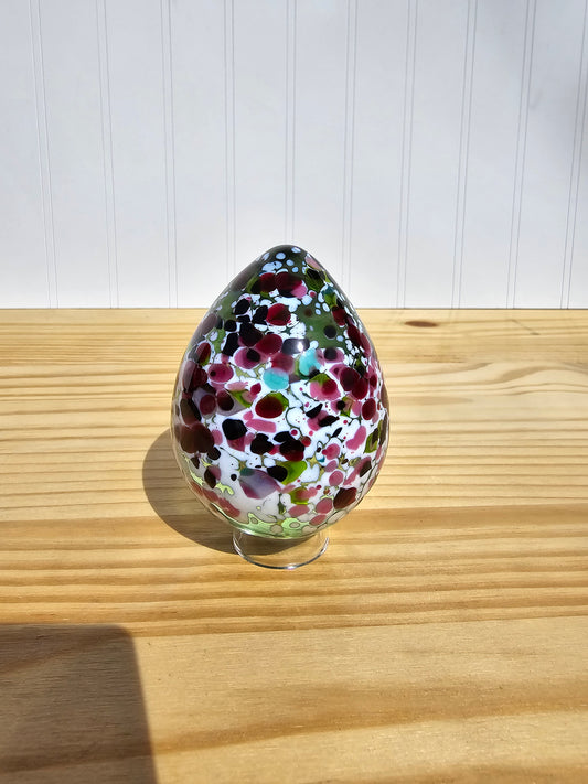 Large Glass Egg - 046