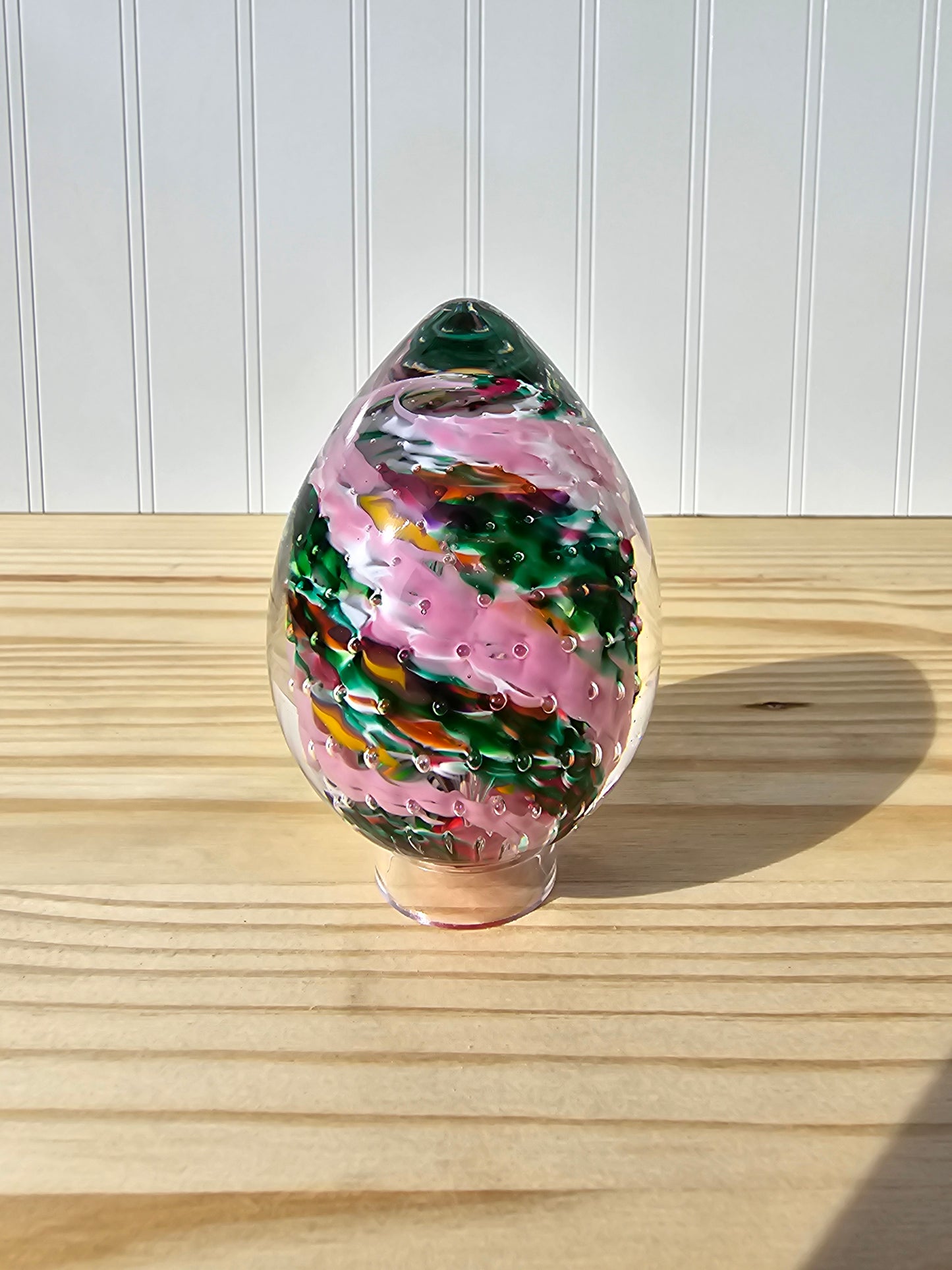 Large Glass Egg - 017