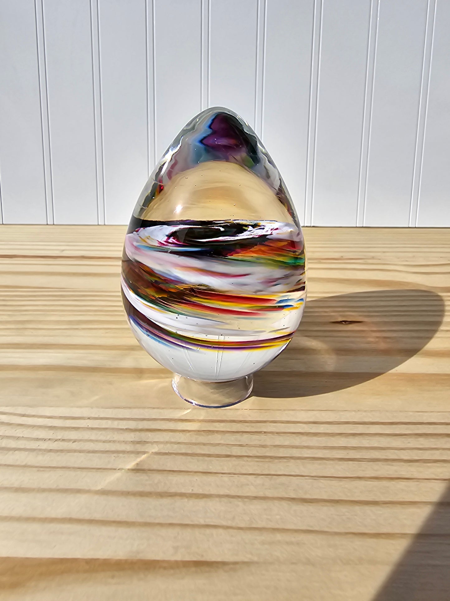 Large Glass Egg - 020