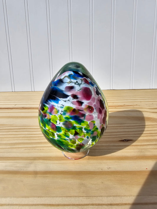 Large Glass Egg - 005