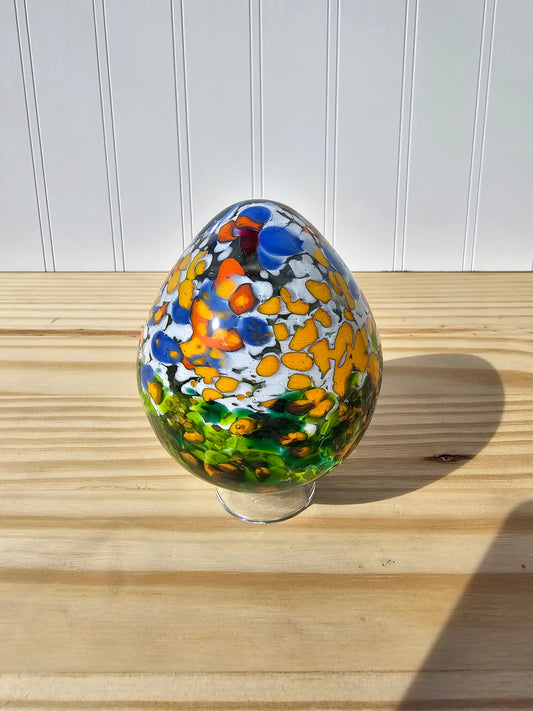 Large Glass Egg - 004