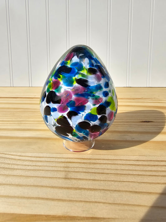Large Glass Egg - 013