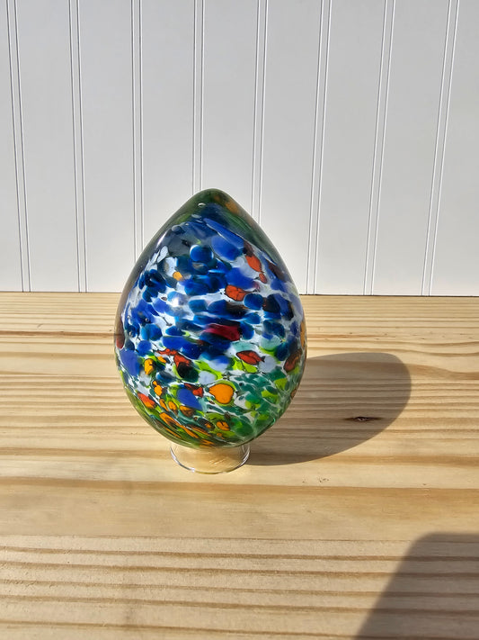 Large Glass Egg - 007