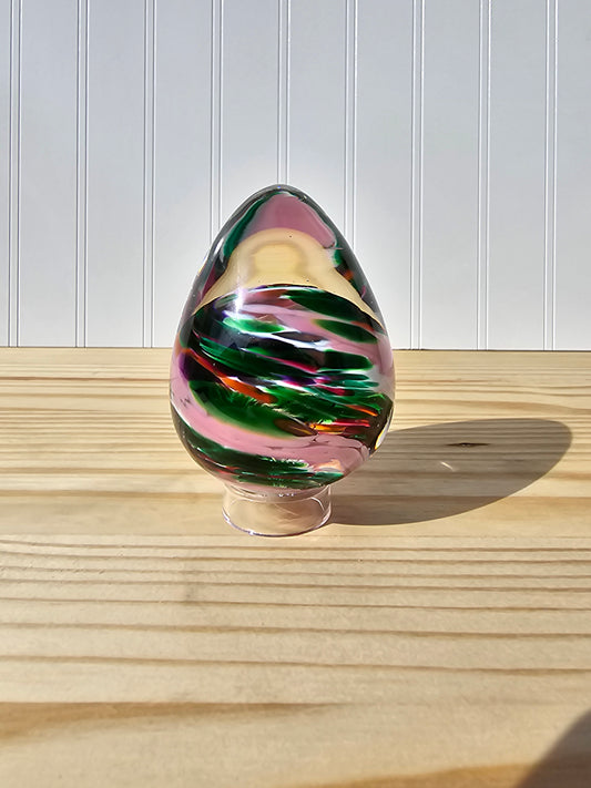 Large Glass Egg - 021