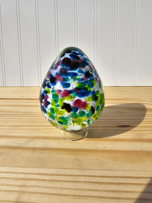 Large Glass Egg - 006
