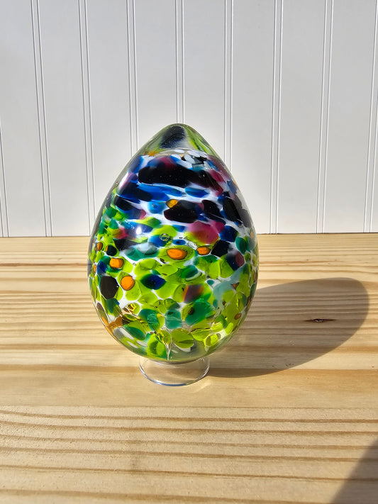 Large Glass Egg - 012