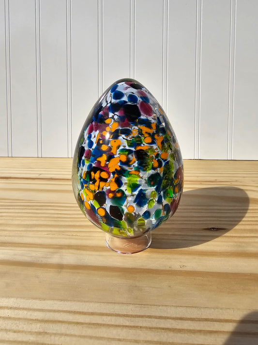 Large Glass Egg - 001