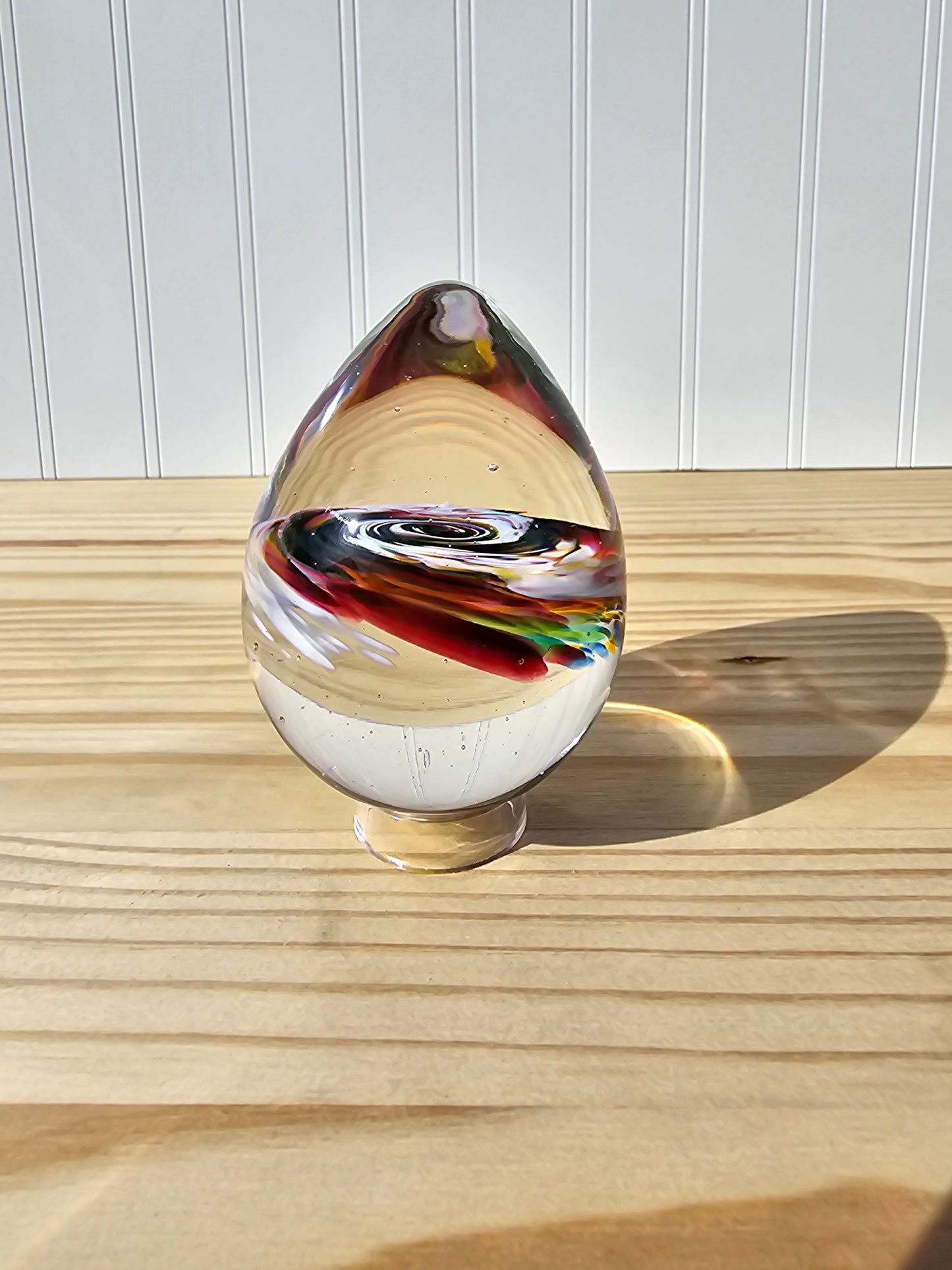 Large Glass Egg - 023