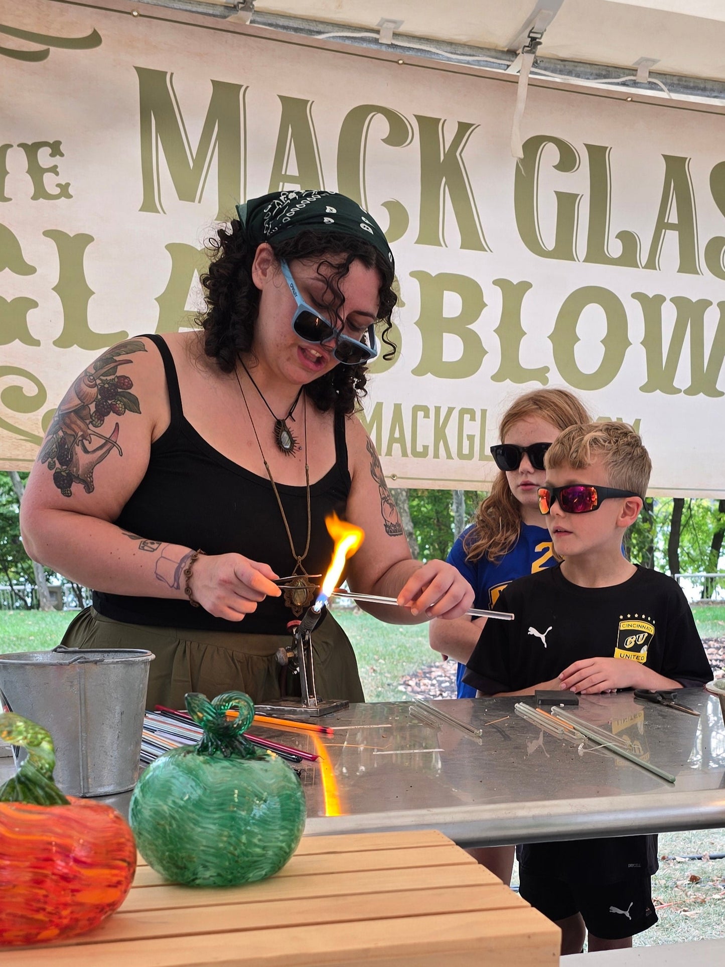 Glassblowing Workshop on Benchtop Torch- Strawberry Festival